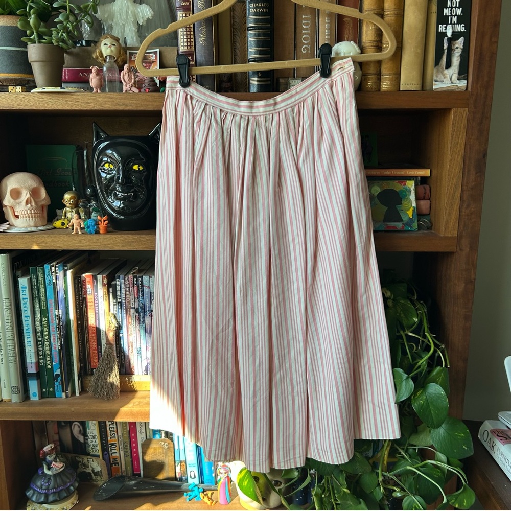 Vintage 50s candy striper skirt set - Picture 12 of 15
